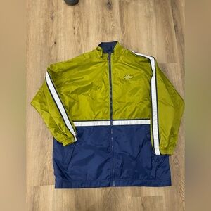 Women’s Nike jacket army green, a navy blue size large